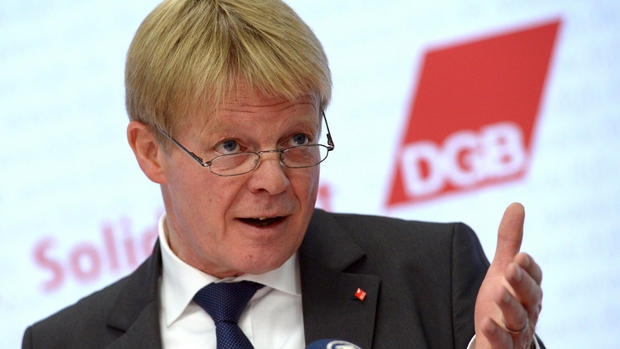Reiner Hoffman, président de la Confédération allemande des syndicats